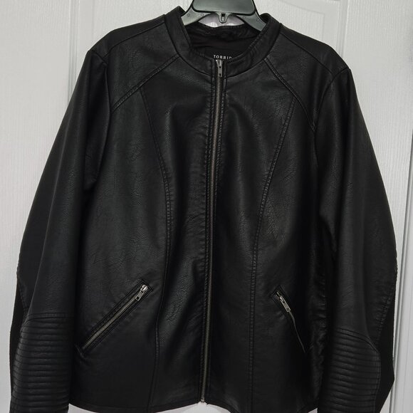 Torrid Faux Leather Moto Jacket - Picture 6 of 6